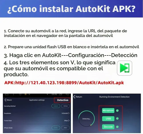 Vista 6 de Carlinkit Adaptador USB inalámbrico CarPlay CPC200-CCPA para radios