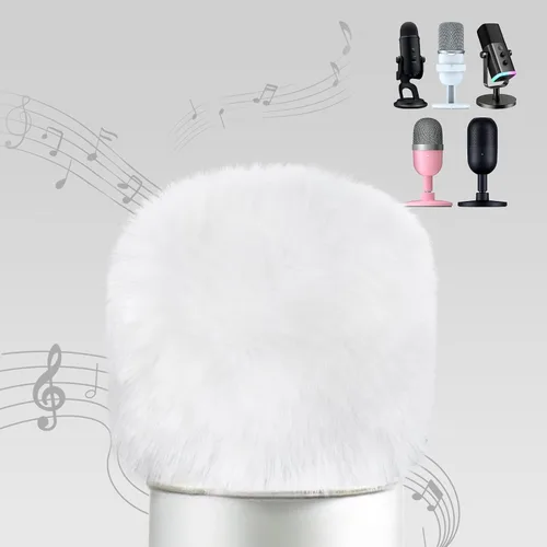 Vista 18 de YOUSHARES Parabrisas de micrófono de espuma - Funda de micrófono de gran tamaño para Blue Yeti, Yeti Pro, MXL, Audio Technica y otros micrófonos