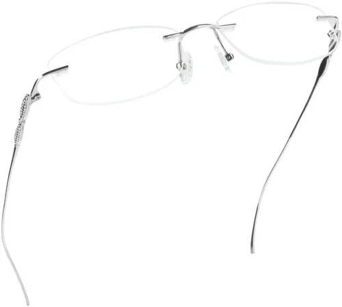 Vista 23 de LifeArt Pure Titanium Frame Glasses/Blue Light Blocking Reading Glasses, Reduce Eyestrain, Stylish for Men and Women