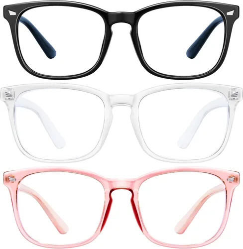 Vista 19 de hunsquer Gafas de luz azul para mujer/hombre