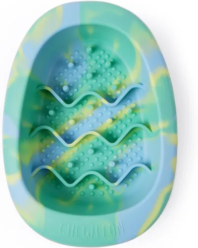 Vista 13 de CHEWFFON Tapetes Interactivos para Lamer para Perros y Gatos, Comedero Lento de Silicona sin BPA con Ventosas, Tazón de Comida Antideslizante