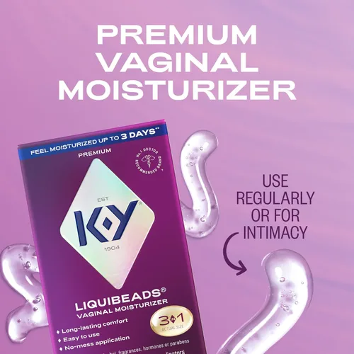 Vista 3 de Humectante vaginal K-Y Liquibeads, 6 óvulos