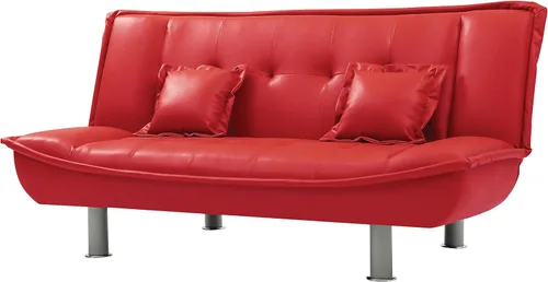 Vista 9 de Glory Furniture Sofá cama futón, color negro