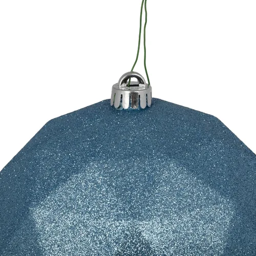 Vista 2 de Vickerman 567968-8 "bola geométrica con purpurina para árbol de Navidad (M177529DG)