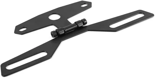 Vista 4 de Soporte de placa abatible ajustable universal - Soporte de luz trasera para motocicleta ATV