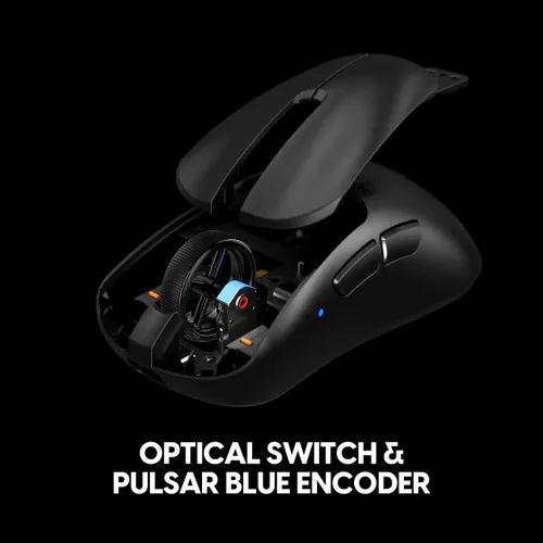 Vista 7 de Pulsar Gaming Gears Xlite v4 Mouse inalámbrico para juegos, mini, color Blanco