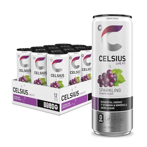 Vista 15 de CELSIUS Paquete variado oficial de sabores surtidos, bebidas energéticas esenciales funcionales, 12 onzas líquidas (paquete de 12)