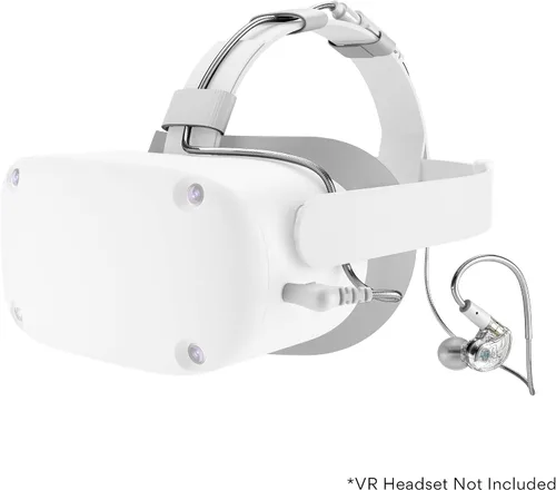 Vista 2 de MEE audio Auriculares intrauditivos M6 VR para juegos con cable corto para Oculus Quest 2 y otros auriculares VR + cable de micrófono para PS5