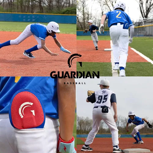 Vista 5 de Guardian Baseball Guantes deslizantes – Tallas para jóvenes y adultos – Guante deslizante para béisbol – Correa de compresión elástica, paquete de 2