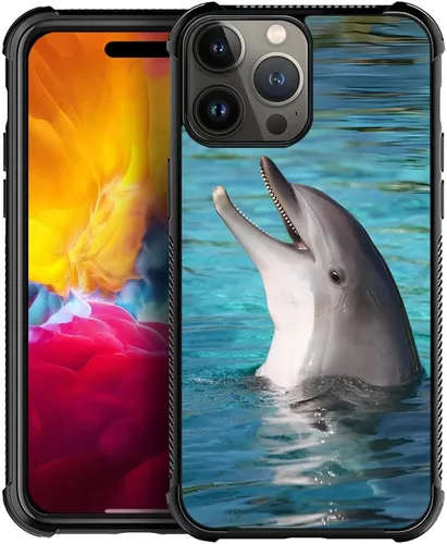 Vista 28 de Funda compatible con iPhone 15 Pro Max, 4 fundas de libélula en las cuatro esquinas con parachoques a prueba de golpes antideslizante funda