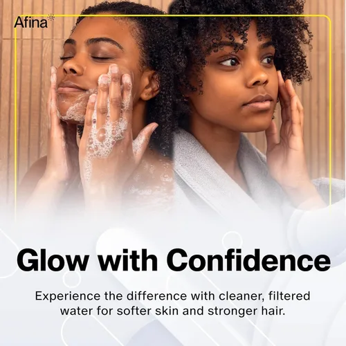 Vista 5 de Afina Cabezal de ducha filtrado, filtro de ducha para agua dura, mejora la piel y el cabello eliminando el cloro y los productos químicos tóxicos