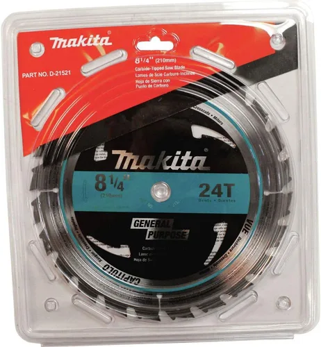 Vista 2 de Makita D-21521 - Hoja de sierra (8-1/4 pulgadas), color plateado