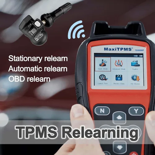 Vista 8 de Autel MaxiTPMS TS508WF Kit de herramienta de programación TPMS, con 8 sensores MX, programador de sensores de neumáticos 2026, reinicio/reinicio