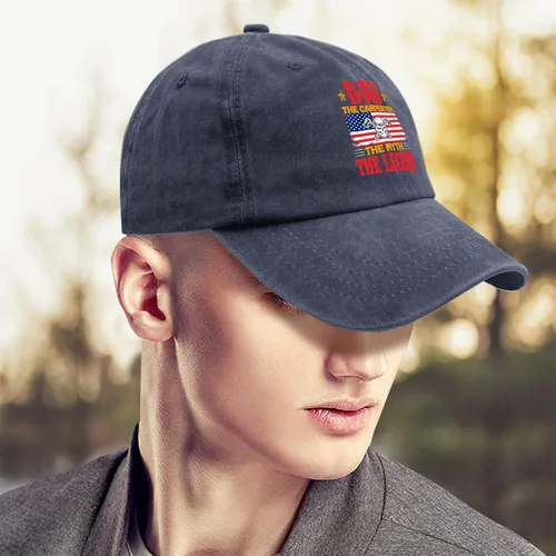 Vista 4 de TKPA MOL Dad Hats Dad Carpenter Myth Legend Trucker Hat for Men Retro Washed Denim Adjustable
