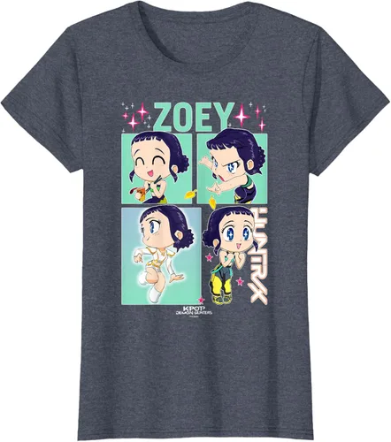 Vista 17 de Kpop Demon Hunters Zoey Camiseta Oficialmente Autorizada