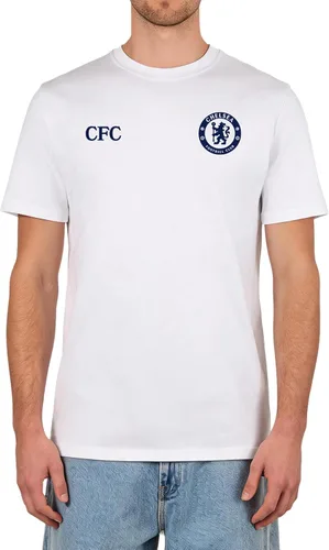 Vista 12 de Icon Sports Camiseta de algodón con licencia oficial del Chelsea FC, unisex para adultos