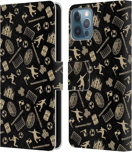 Vista 32 de Head Case Designs Officially Licensed AC Milan Dream Big Children Leather Wallet Case Compatible with Apple iPhone 11