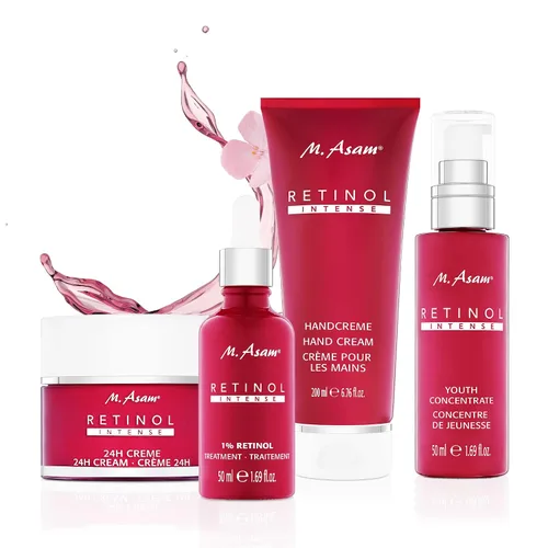 Vista 4 de M. Asam RETINOL Crema facial 24h contra arrugas, hidratante facial antienvejecimiento con retinol, crema de día y crema de noche que estimula