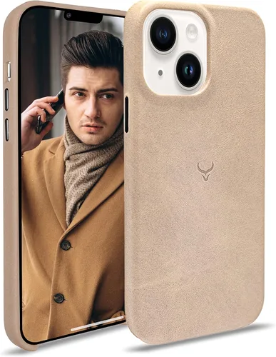 Vista 18 de Funda de piel auténtica, funda de piel antiarañazos de grano completo encerada con aceite, compatible con iPhone 12 Pro Max, a prueba de golpes