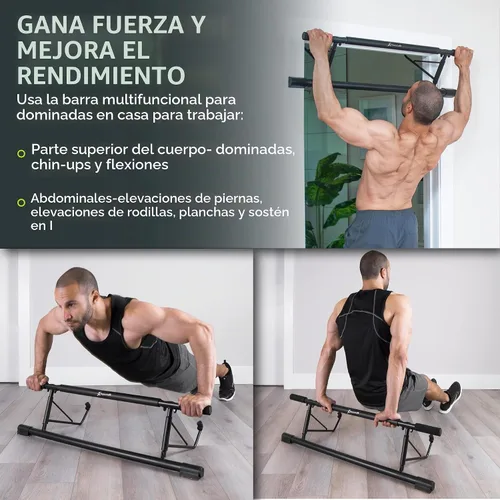Vista 6 de ProsourceFit Pull Up Bar for Multi Use Fitness & Home Gym Exercise
