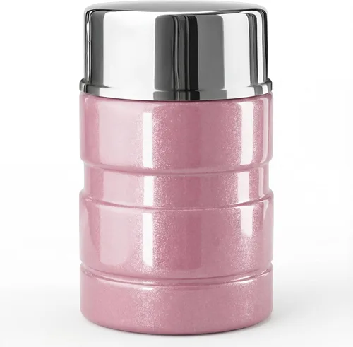 Vista 11 de Earth&ME Termo de acero inoxidable para alimentos calientes de 17 onzas con cuchara plegable, recipiente de alimentos aislado al vacío, termo