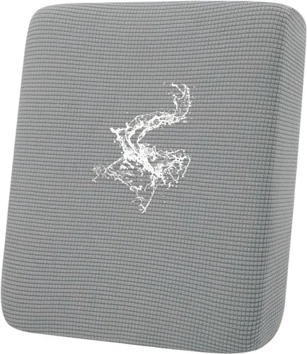 Vista 26 de Fundas impermeables para sofá seccional, fundas de cojín antideslizantes para sofá Ajuste seccional en forma de L, tela jacquard elástica, parte