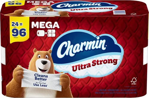 Vista 9 de Rollos dobles de papel higiénico ultra fuerte Charmin - 18