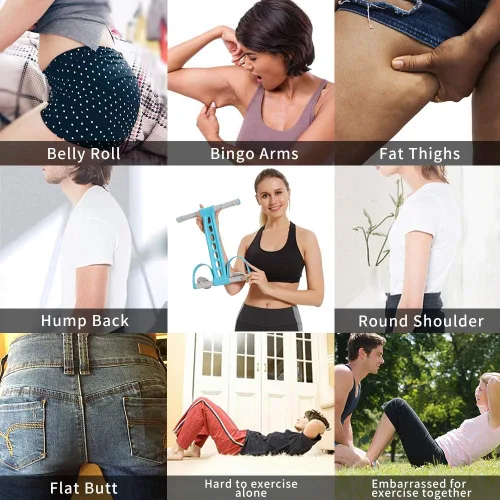 Vista 3 de Banda de resistencia para pedal de yoga, cuerda elástica, equipo de ejercicio para sentarse en casa, gimnasio, brazo, abdominales