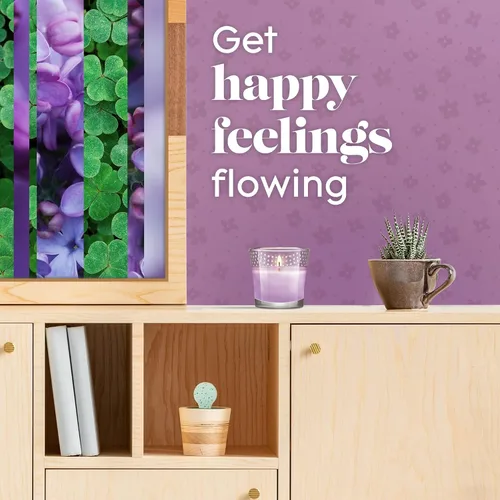 Vista 9 de Glade Tarro de velas, ambientador, Happy-Go-Lilac, 3.4 oz