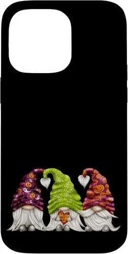 Vista 21 de iPhone 16 Cute Halloween Accessories For Kids Gnome Boo Halloween Case