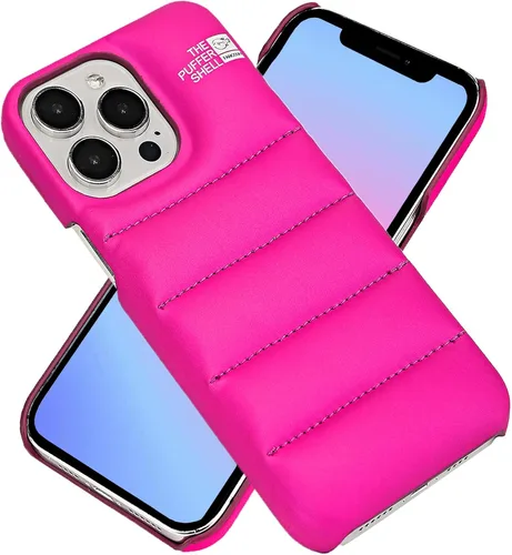 Vista 7 de Funda Puffer para Teléfono, Compatible con iPhone 11, Patrón Lindo Anti-Rayones Material Suave al Tacto de Chaqueta de Plumón Fundas Protectoras 3D