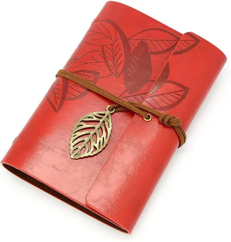 Vista 10 de Funda para notebook de cuero sintético, estilo vintage, con diseño de hojas, Negro