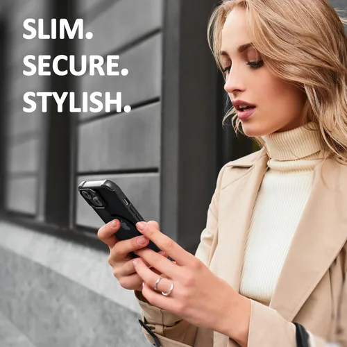 Vista 7 de RAPTIC Funda magnética Air para iPhone 15, funda protectora transparente a prueba de golpes, grado militar probada para caídas de 10 pies, funda
