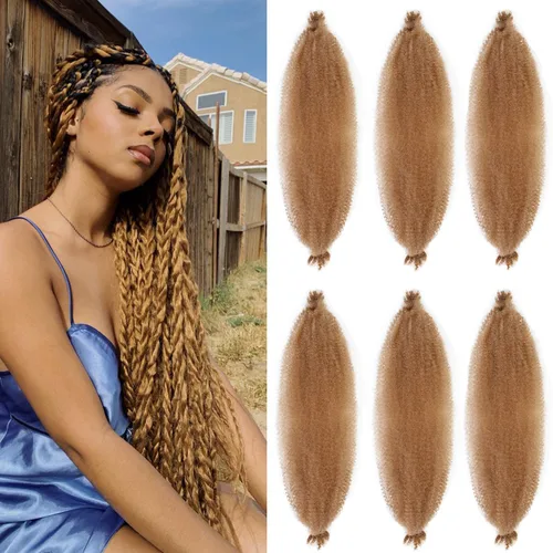 Vista 28 de Trenzas Afro Twist de 12 pulgadas - Cabello trenzado al crochet estilo Afro (12 pulgadas (Paquete de 3), 30#)