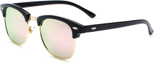 Vista 2 de Pro Acme Gafas de sol polarizadas clásicas sin montura con remaches metálicos