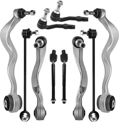 Vista 187 de Detroit Axle - Kit de suspensión delantera de 10 piezas para Chevrolet Trailblazer GMC Envoy 2004-2007 2005 2006 Soportes de brazo de control