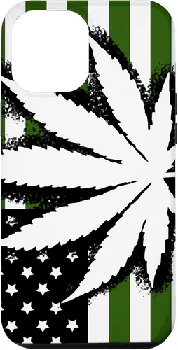 Vista 26 de American Weed Flag 4:20 Cannabis Pot Marijuana Stoner Gift Case for iPhone 17
