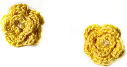 Vista 7 de Aretes de rosa para mujer, aretes de flor de moda con cristal de cuarzo transparente