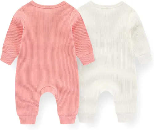 Vista 2 de ZAV Mono de manga larga unisex para bebé, niño y niña, 2