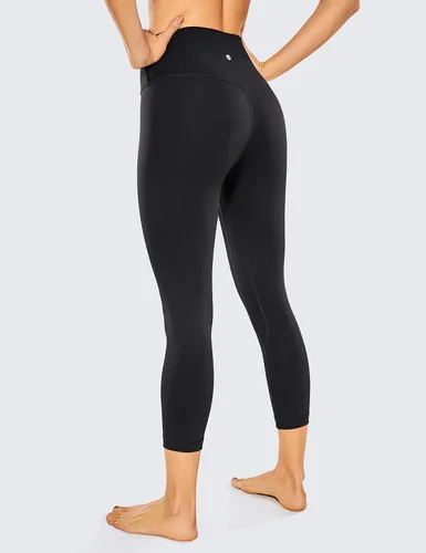 Vista 2 de CRZ YOGA - Pantalones de yoga ajustados con cintura alta para mujer, con sensación de segunda piel, para yoga y entrenamiento, leggings