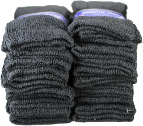 Vista 2 de L&M LM - 12 pares de calcetines diabéticos unisex 9-11, 10-13, 13-15, negro, gris, blanco