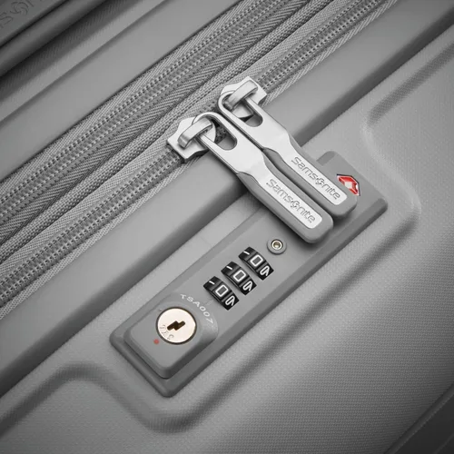 Vista 3 de Samsonite Freeform Maleta rígida, expandible con ruedas dobles giratorias, Gris claro), 78255-1508