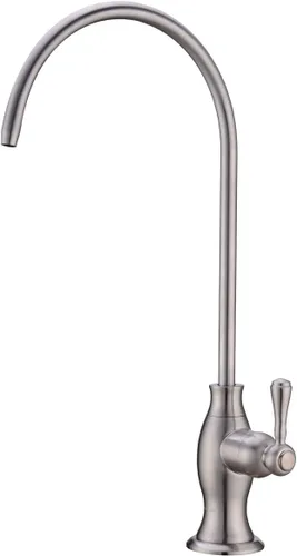 Vista 14 de Delle Rosa Grifo de agua potable de oro cepillado, grifo de filtración de agua comercial para sistema de filtro de agua debajo del fregadero, grifos