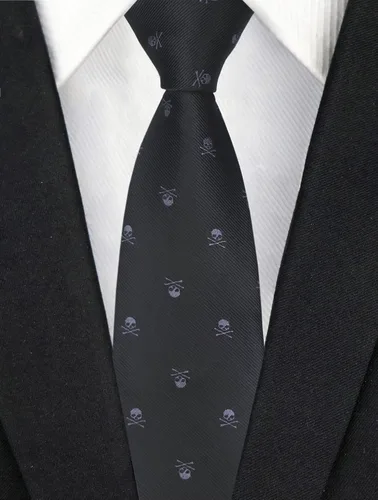 Vista 69 de Secdtie Corbata clásica de seda tejida jacquard a rayas para hombre