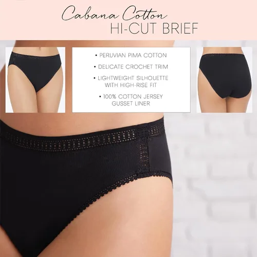 Vista 3 de On Gossamer Cabana - Ropa interior de corte alto para mujer