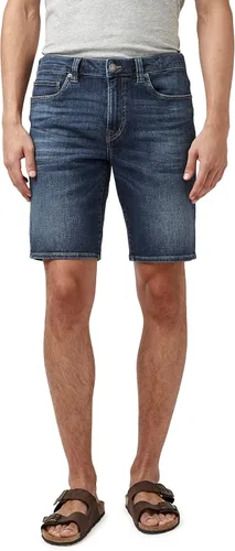 Vista 20 de Buffalo David Bitton Pantalones cortos de mezclilla rectos y relajados para hombre