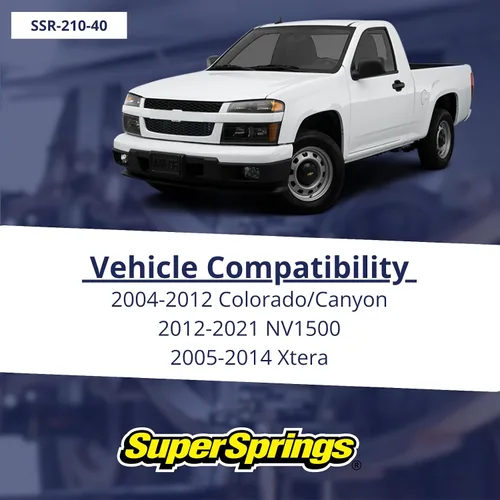 Vista 2 de SSR-210-40 SumoSprings Trasero para Chevrolet Colorado, GMC Canyon, Nissan NV1500 NV2500 NV3500, Nissan Xterra