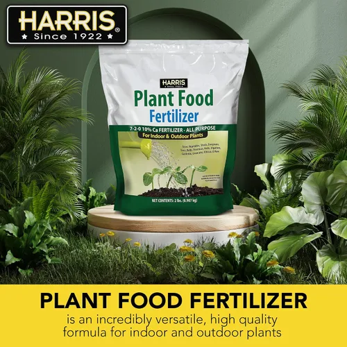 Vista 5 de Harris Fertilizante alimenticio prémium para plantas, promueve el crecimiento vigoroso de plantas de interior y exterior, 2 libras