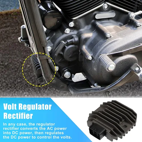 Vista 3 de X AUTOHAUX 5GT-81960-00-00 5BN-81960-00-00 Reemplazo del rectificador del regulador de voltaje de la motocicleta para Yamaha BIG BEAR 400 2WD 4WD
