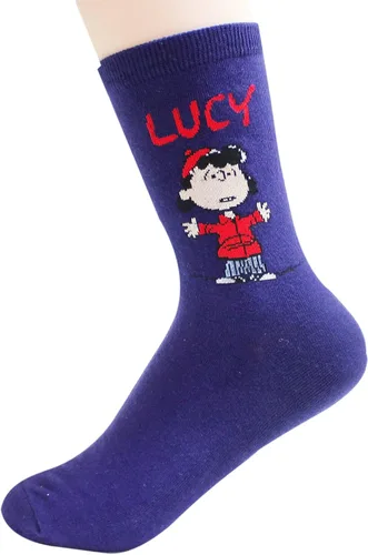 Vista 7 de The Peanuts Snoopy - Colección de calcetines con licencia para mujeres y adolescentes Socksense